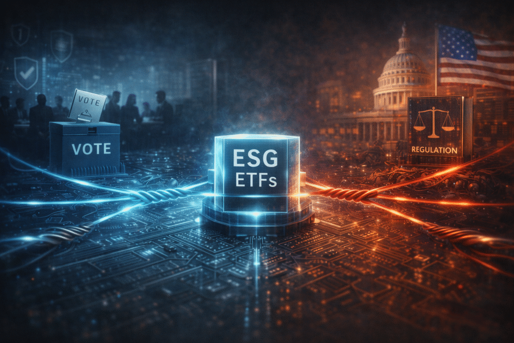 Fluxos de capital e análise de ETFs ESG em cenário global