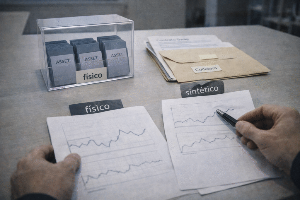 ETF físico vs sintético e diferenças de replicação do índice