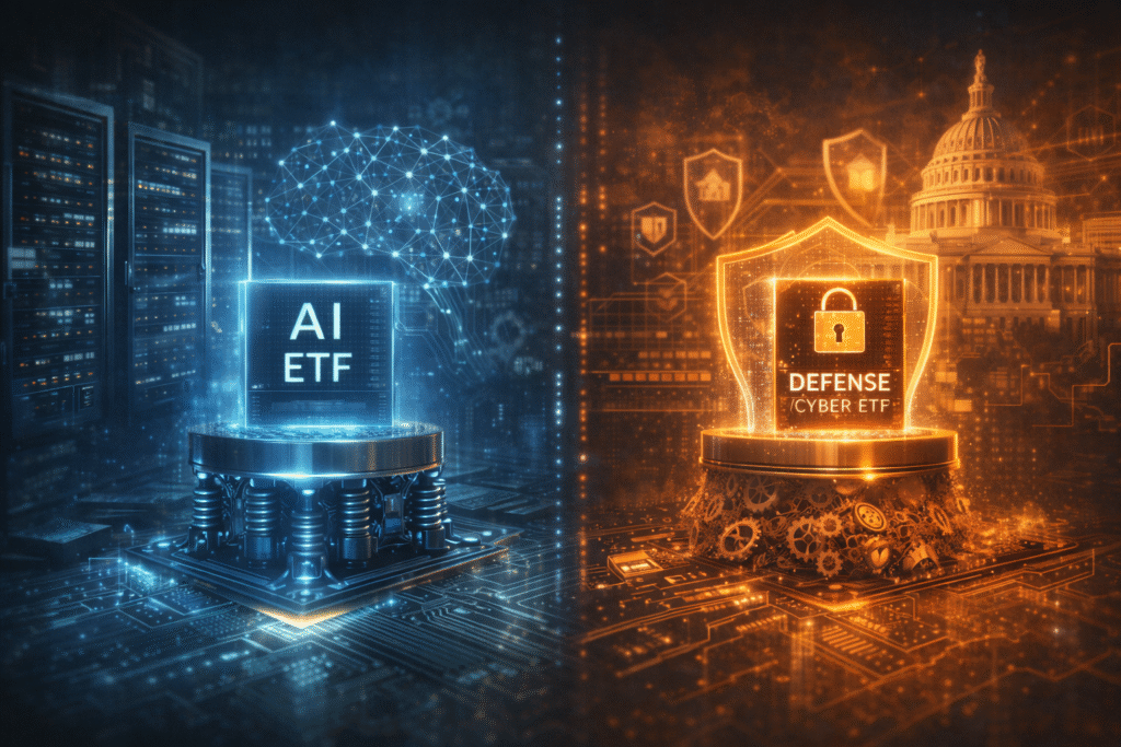 Infraestrutura de IA: chips, dados e energia por trás dos ETFs temáticos